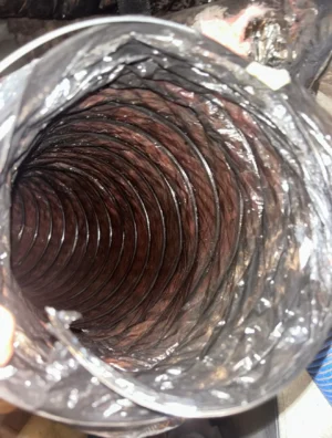 Clean air duct interior after professional duct cleaning by Air i Am Duct & Chimney Services Houston
